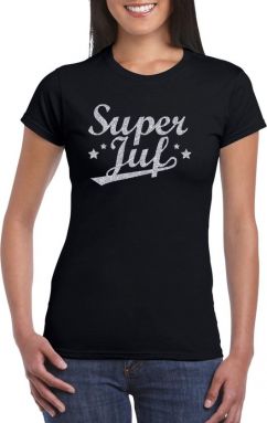 T-shirt met opdruk: Super juf