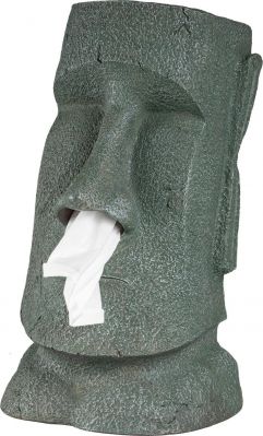 Moai tissuebox houder
