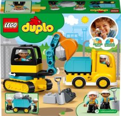 Lego Duplo truck & graafmachine