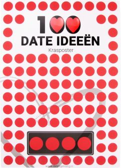 100 Date ideeën krasposter