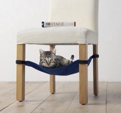 Kattenhangmat voor onder een stoel