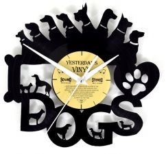 Vinylklok met hondjes