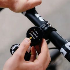 Minimalistisch navigatiesysteem voor fietsers