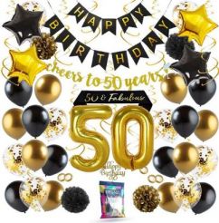 Versiering voor een 50e verjaardag