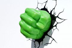 Hulk vuist 3D lamp