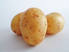 Aardappel met persoonlijke boodschap