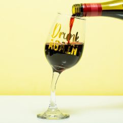 Wiebelig wijnglas