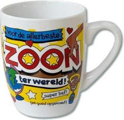 Grappige mok gevuld met snoep